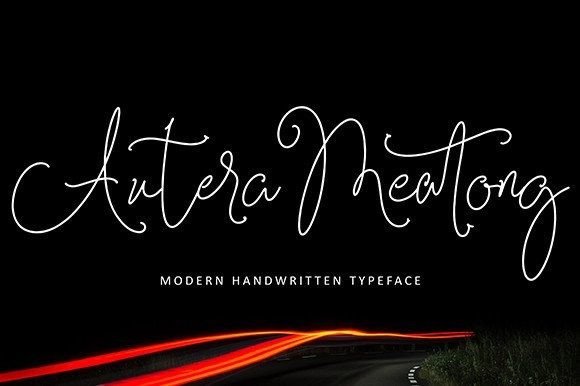 Autera Meatong: A Stylish Script for Elegant Design