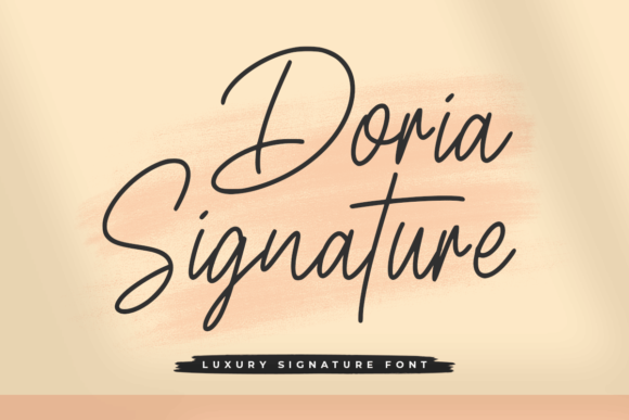 Doria Signature: The Modern Script Font for Distinct Branding