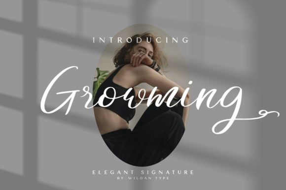Growming Script: A Modern Font for Authentic Branding