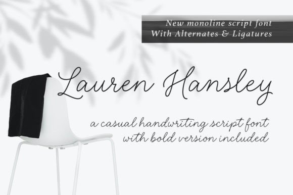 Lauren Hansley: Your New Favorite Script Font for Authentic Branding