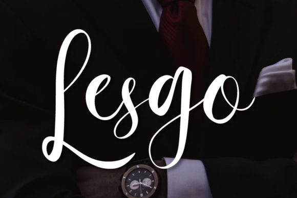 Lesgo Script: A Handwritten Font for Modern Branding