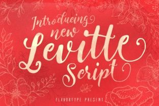Levitte: A Fresh Script Font for Elegant Designs