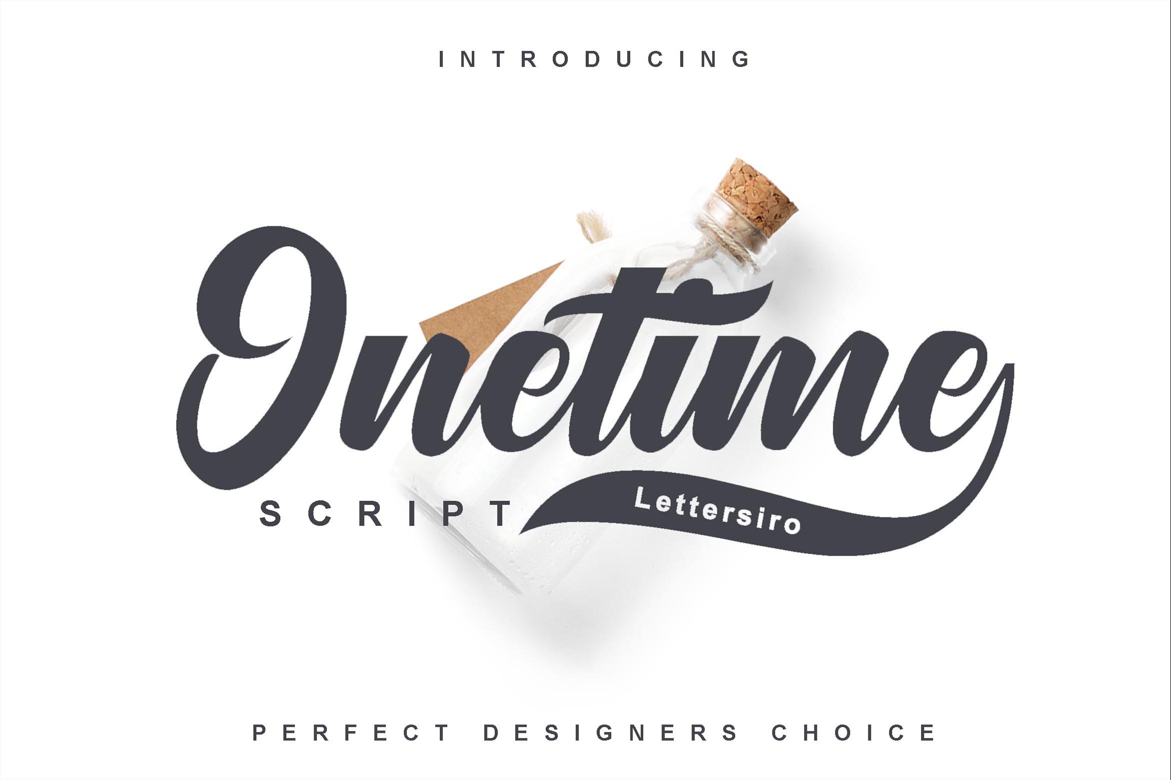 Onetime: The Handwritten Script Font for Timeless Branding