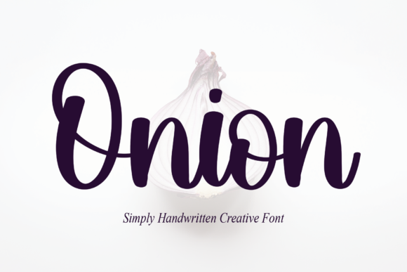 Onion: The Sweet Script Font That Dances on the Page