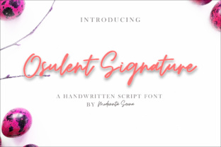 Osulent: The Modern Script for Elegant Branding