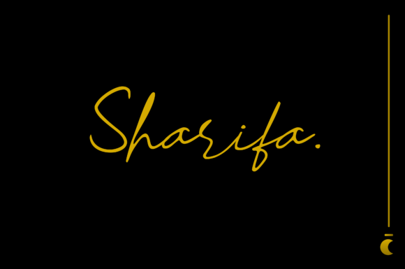 Sharifa: Crafting Elegance with Authentic Script Swashes