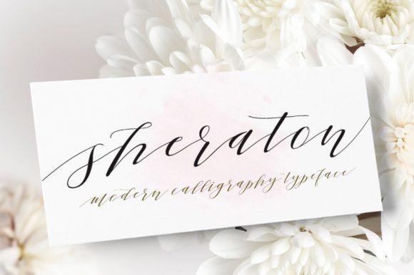 Sheraton: The Modern Calligraphic Script for Romantic Branding
