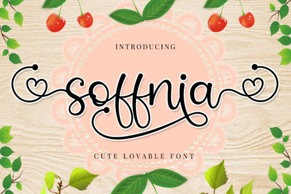 Soffnia: The Romantic Script Font for Love-Themed Design