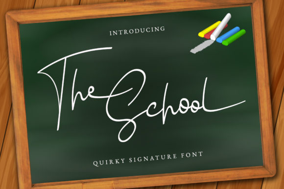 The School Font: Where Authenticity Meets Playful Design