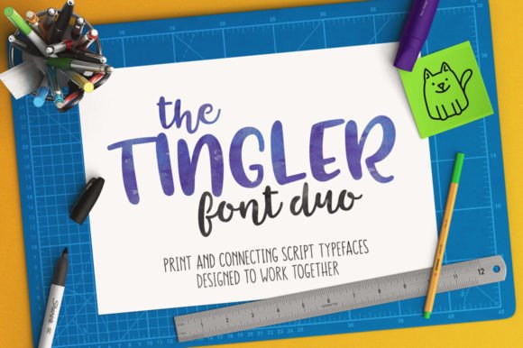 Tingler Duo: The Handmade Font Pair for Crafters and Creatives