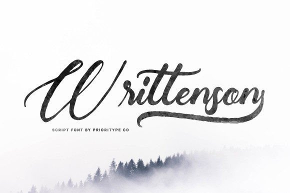 Writtenson: The Coarse-Textured Script for Bold Branding